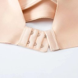 Seamless deep-V wireless push-up bra with fixed cups, view 8