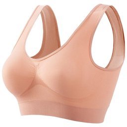 Unlined seamless crop-top sports bralette, view 13