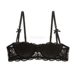 Balconette underwire push-up bra for small busts, view 2