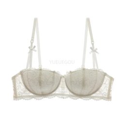 Balconette underwire push-up bra for small busts, view 4