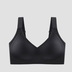 Plus size wireless bra for sleep and yoga, view 2