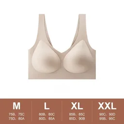 Ultra-thin seamless full-cup bra for sleep and yoga, view 5