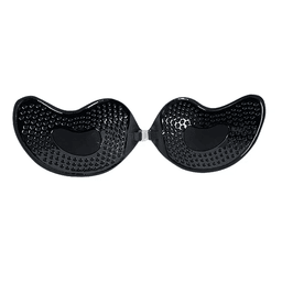 Reusable silicone adhesive push-up bra with front closure, view 11