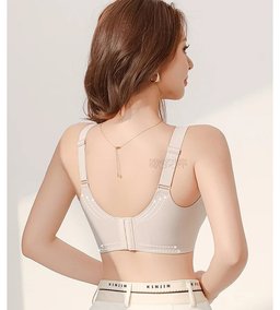 No-show wireless full-coverage minimizer bra, view 8