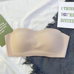 Convertible bandeau bra with removable straps, view 3