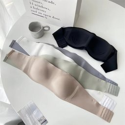 Convertible bandeau bra with removable straps, view 8