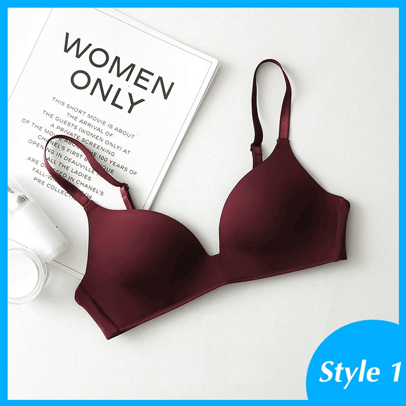 Seamless wireless push-up bra for A and B cups, view 3