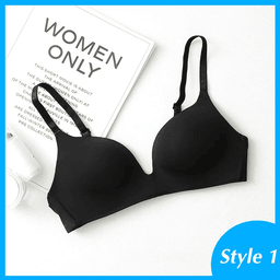 Seamless wireless push-up bra for A and B cups, view 4
