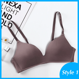 Seamless wireless push-up bra for A and B cups, view 2