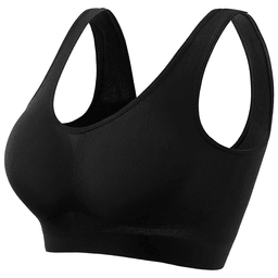 Wide-strap seamless tank bra with built-in lining, view 8