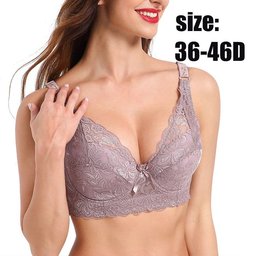Lace full-cup underwire bra, lightly padded, view 10