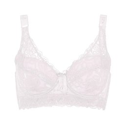 Lace full-cup underwire bra, lightly padded, view 6