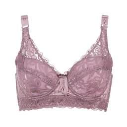 Lace full-cup underwire bra, lightly padded, view 7