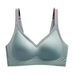 Seamless wireless push-up bra with removable pads, view 4