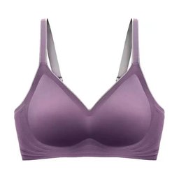 Seamless wireless push-up bra with removable pads, view 3