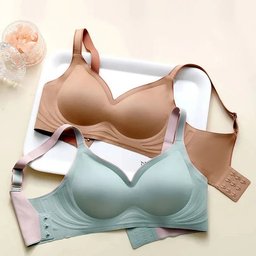 Seamless wireless push-up bra with removable pads, view 8