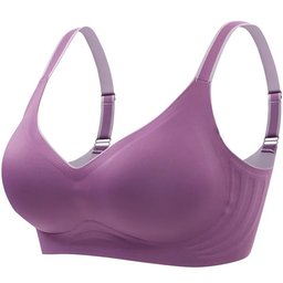 Seamless wireless push-up bra with removable pads, view 12