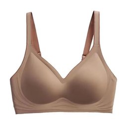 Seamless wireless push-up bra with removable pads, view 2