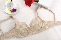 Breathable lace push-up bralette, view 6