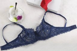 Breathable lace push-up bralette, view 8