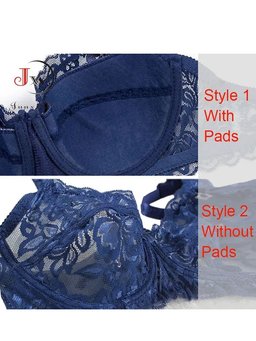 Breathable lace push-up bralette, view 23