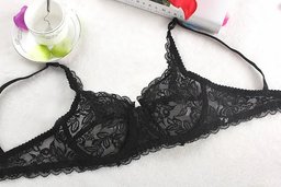 Breathable lace push-up bralette, view 5