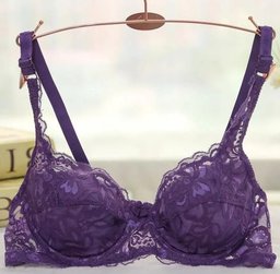Breathable lace push-up bralette, view 4