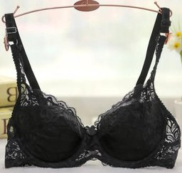 Breathable lace push-up bralette, view 2
