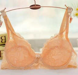 Breathable lace push-up bralette, view 7