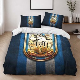 Huddersfield Town FC EFL Championship Blue Metal Duvet Cover - Huddersfield Town Bedding Set 2