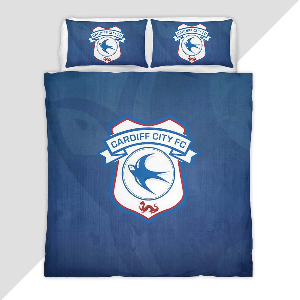 Cardiff City FC EFL Championship 03 Duvet Cover - Cardiff City Bedding Set