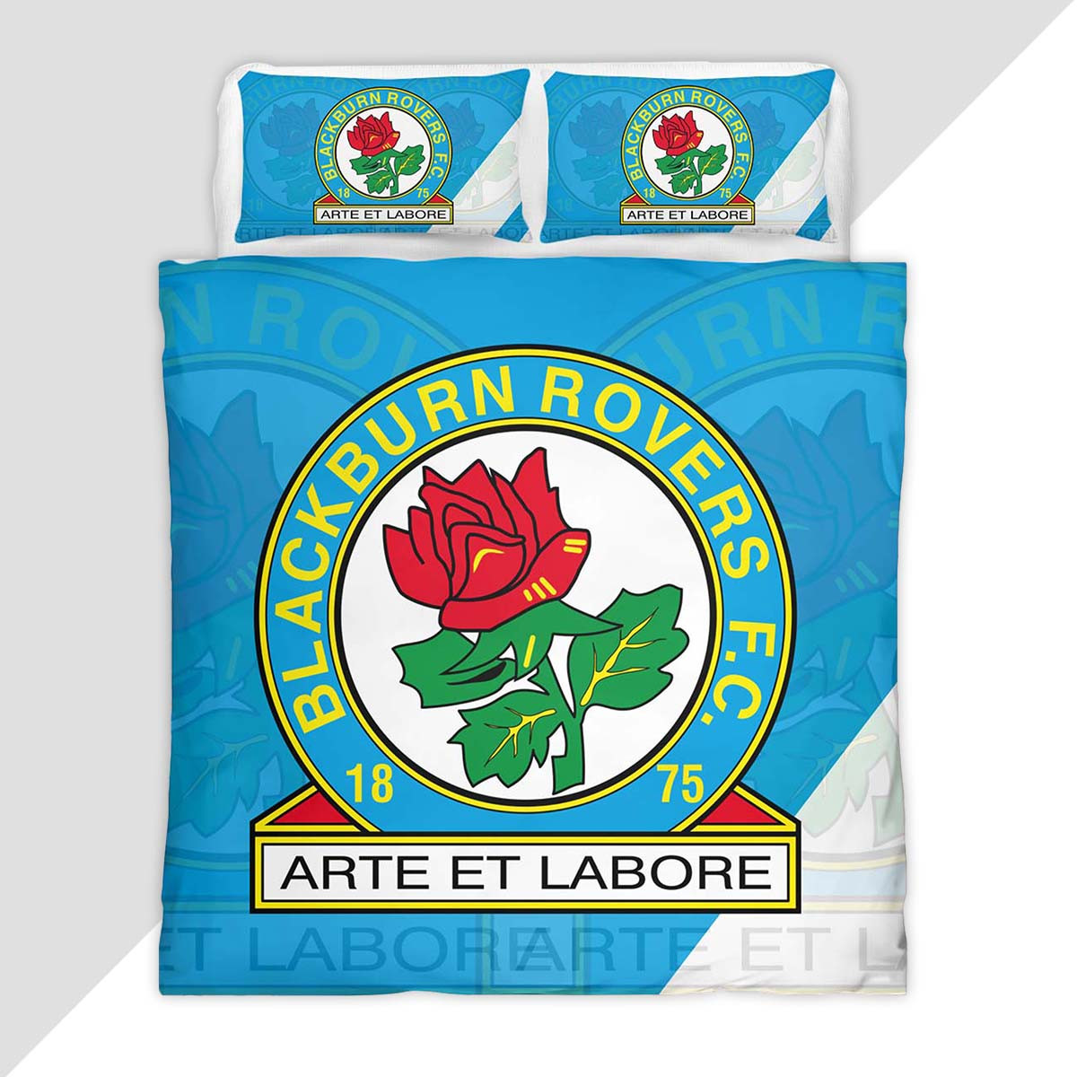 Blackburn Rovers FC EFL Championship 01 Duvet Cover - Blackburn Rovers Bedding Set