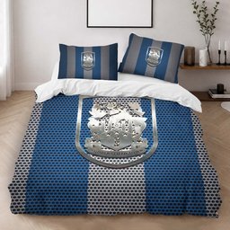 Huddersfield Town FC EFL Championship Blue and White Metal Mesh Duvet Cover - Huddersfield Town Bedding Set 2