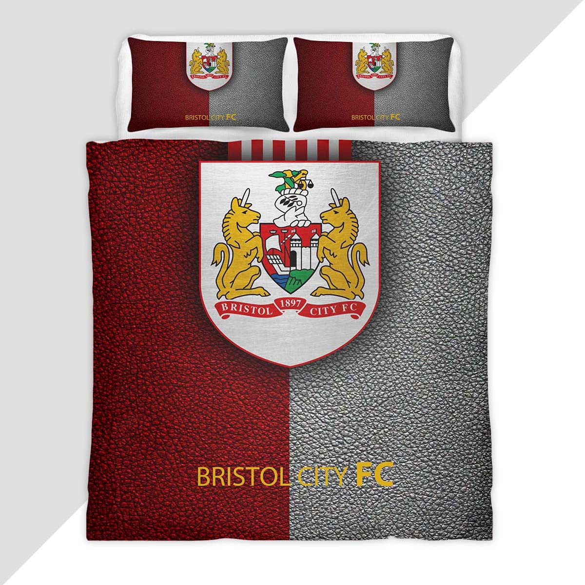 Bristol City FC EFL Championship 06 Duvet Cover - Bristol City Bedding Set