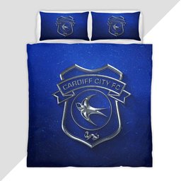 Cardiff City FC EFL Championship 04 Duvet Cover - Cardiff City Bedding Set