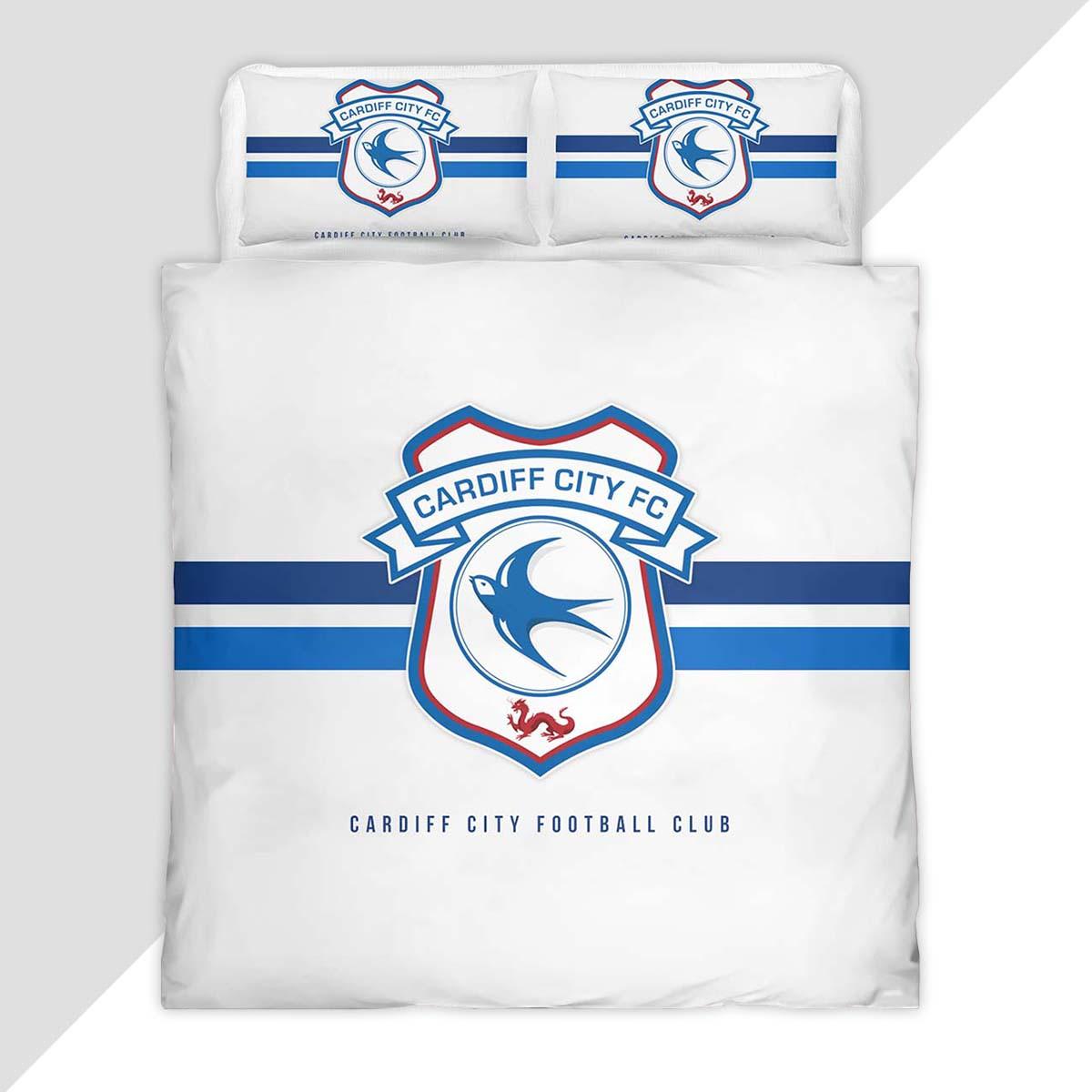 Cardiff City FC EFL Championship 06 Duvet Cover - Cardiff City Bedding Set