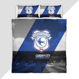 Cardiff City FC EFL Championship 01 Duvet Cover - Cardiff City Bedding Set