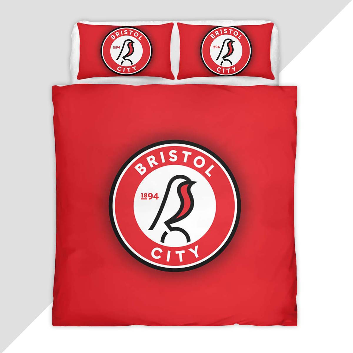 Bristol City FC EFL Championship 08 Duvet Cover - Bristol City Bedding Set