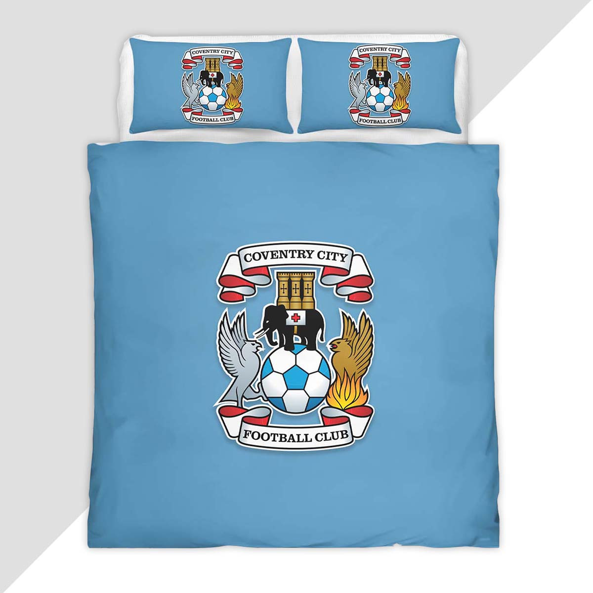 Coventry City FC EFL Championship 10 Duvet Cover - Coventry City Bedding Set