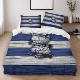 Birmingham City FC EFL Championship Wooden Duvet Cover - Birmingham City Bedding Set 2