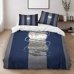 Birmingham City FC EFL Championship Blue And White Metal Mesh Duvet Cover - Birmingham City Bedding Set 2