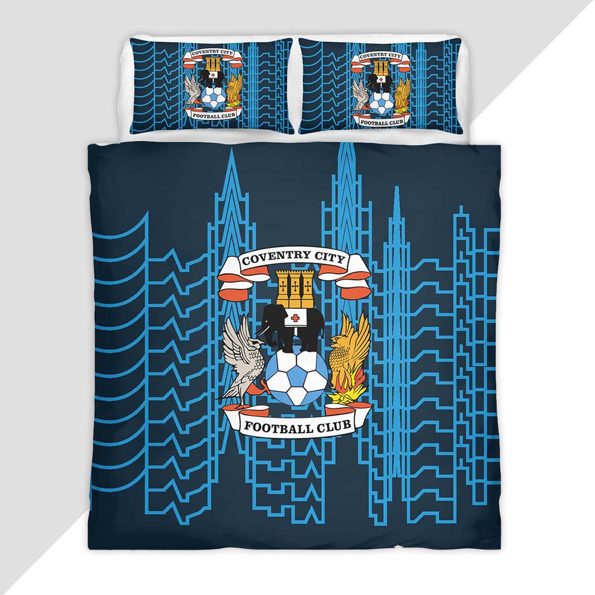 Coventry City FC EFL Championship 08 Duvet Cover - Coventry City Bedding Set