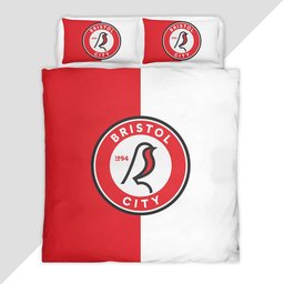 Bristol City FC EFL Championship 14 Duvet Cover - Bristol City Bedding Set