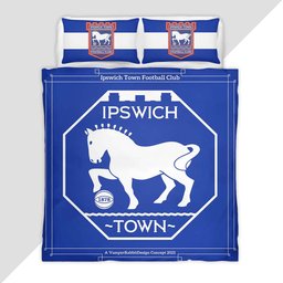 Ipswich Town FC EFL Championship 06 Duvet Cover - Ipswich Town Bedding Set