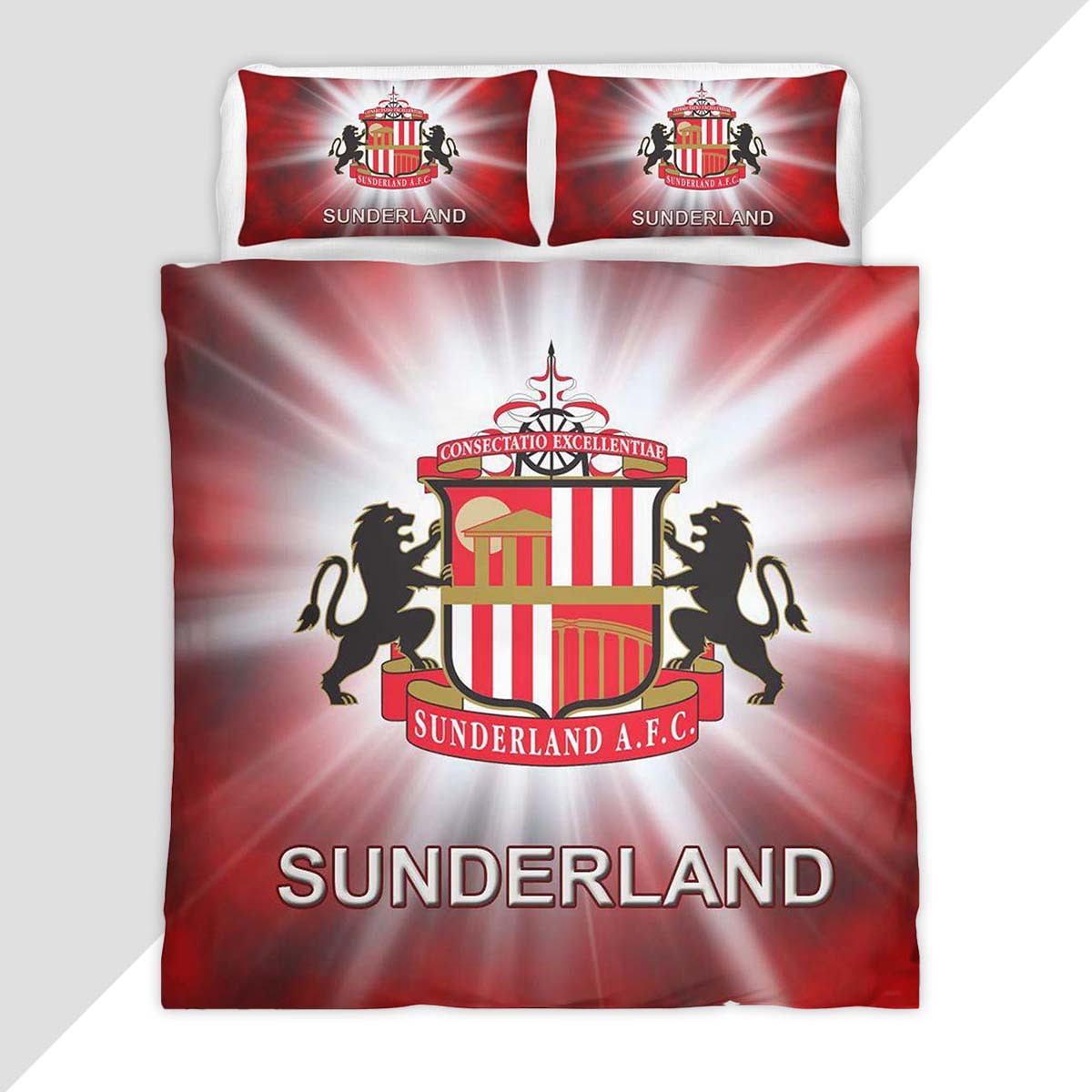 Sunderland A.F.C FC EFL Championship 08 Duvet Cover - Sunderland AFC Bedding Set