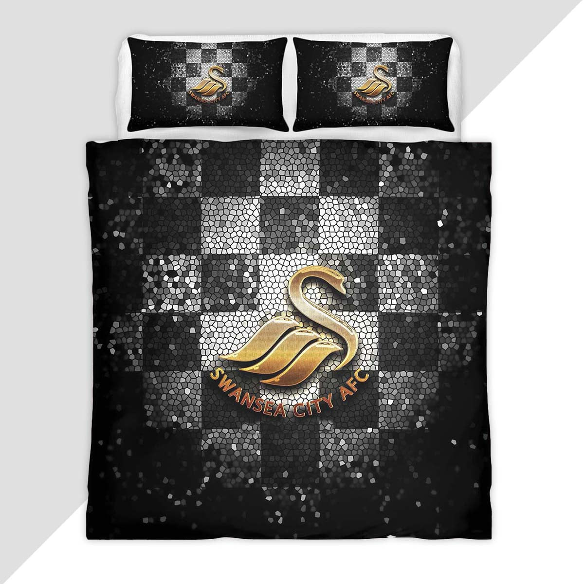 Swansea City AFC EFL Championship 03 Duvet Cover - Swansea City Bedding Set