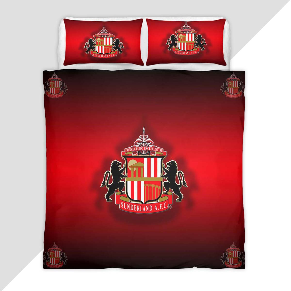 Sunderland A.F.C FC EFL Championship 05 Duvet Cover - Sunderland AFC Bedding Set