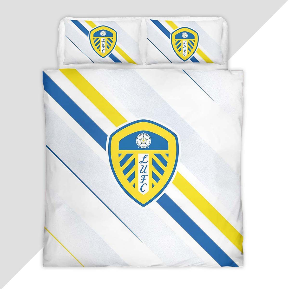 Leeds United FC EFL Championship 02 Duvet Cover - Leeds United Bedding Set