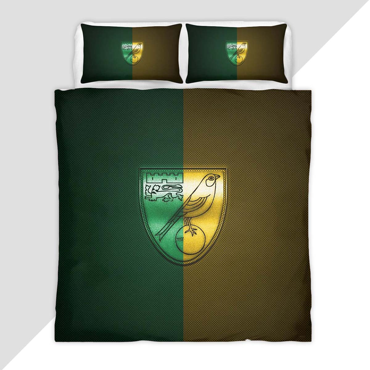 Norwich City FC EFL Championship 10 Duvet Cover - Norwich City Bedding Set