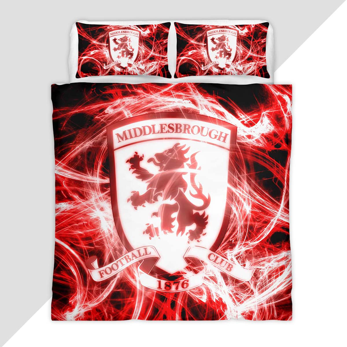 Middlesbrough FC EFL Championship 06 Duvet Cover - Middlesbrough FC Bedding Set